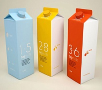 Свежесть и простота в упаковке молочного бренда 