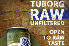 Новый сорт Tuborg – нефильтрованный лагер Tuborg RAW – появился в продаже