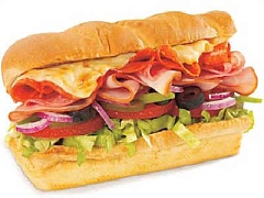 Стекло в сэндвичах Subway