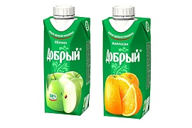 Запущено производство соков и нектаров  «Добрый» в упаковке Tetra Prisma® Aseptic 