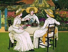 В 19 веке в Британии осуждали пристрастие женщин к чаю