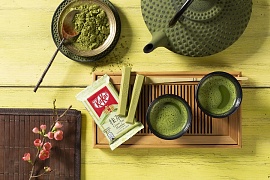 Больше не нужно ждать: KitKat Green Tea Matcha от Nestl? появился в России