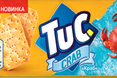 Крекер TUC "Краб" – морская новинка  в линейке любимых снеков