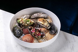 Мидиолусы в ресторане Atlantica Seafood